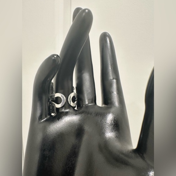 💕BRAND NEW💕Faux Turquoise silver plated cuff ring - Picture 4 of 4